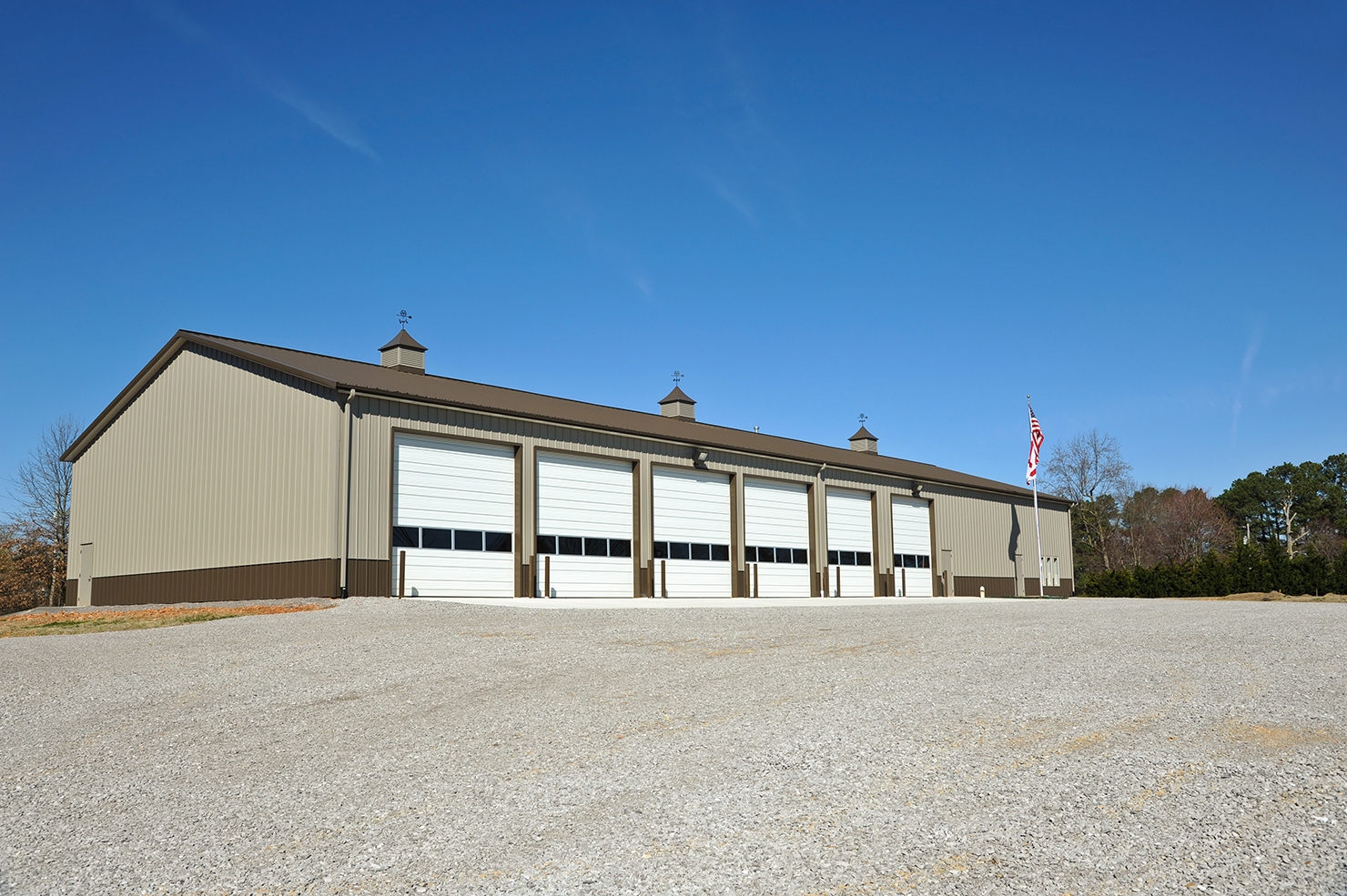 General Steel Institutional Building for Fire Station