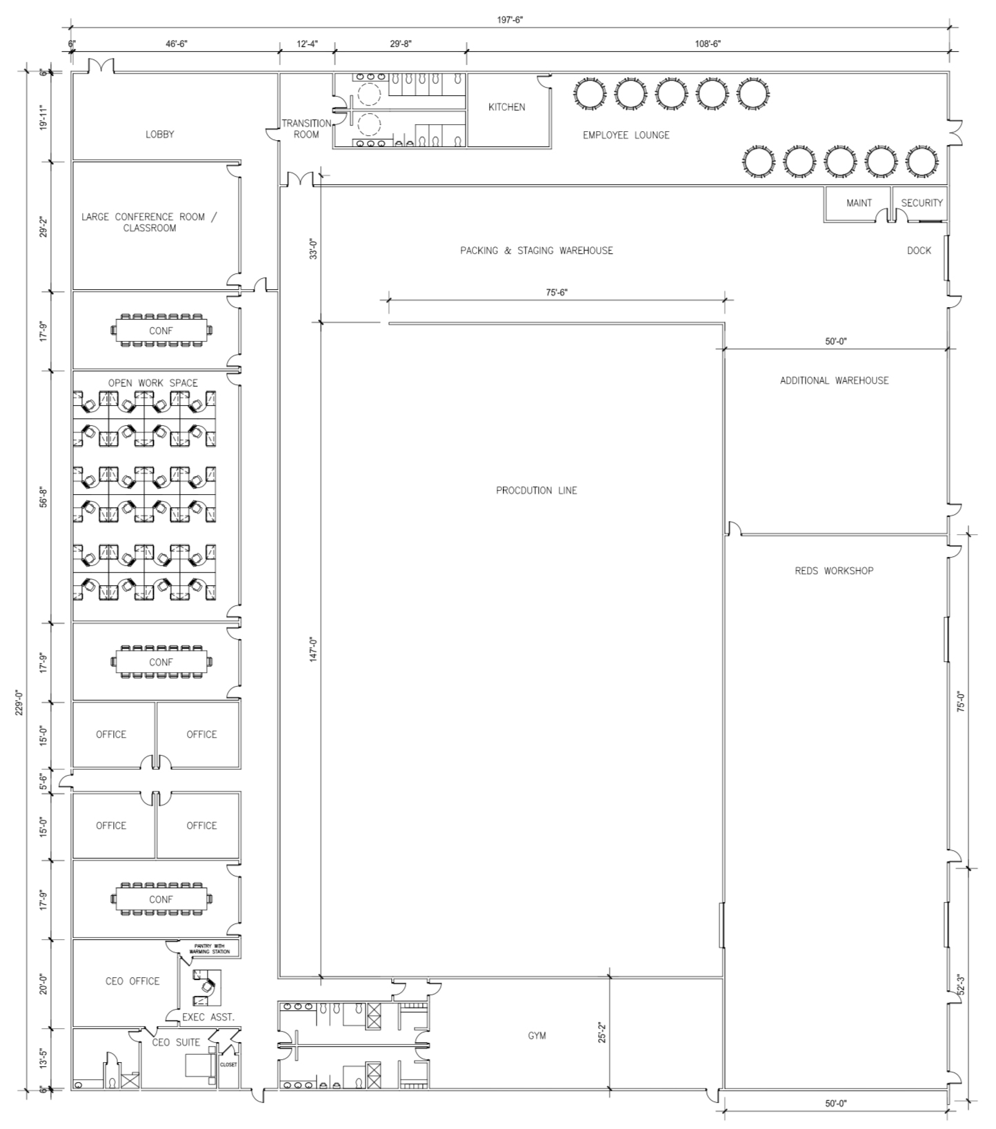 Floor Plan by General Steel Design Services Group