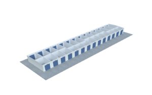 20×200 Mini Storage Building Kit