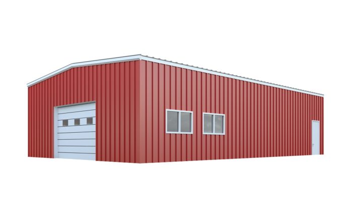 24x48 RV Garage Building with Optional Components