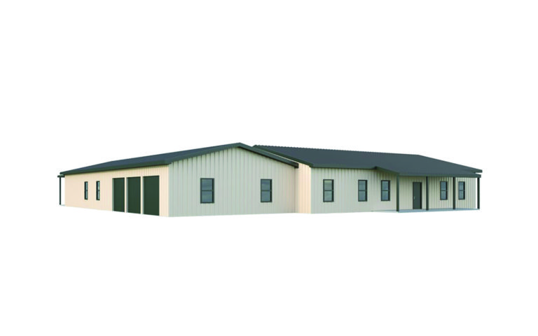 30x50 Metal Building Home: The Stanford | General Steel Shop