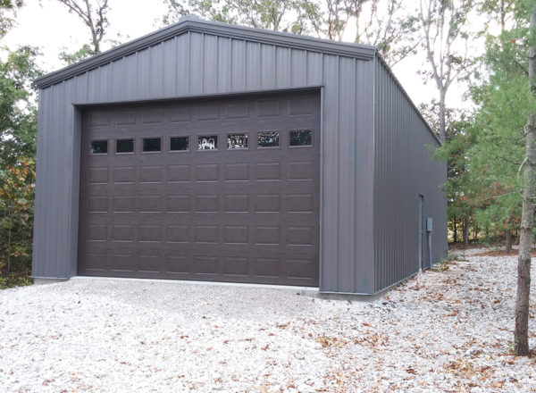 Charcoal Gray Garage by General Steel