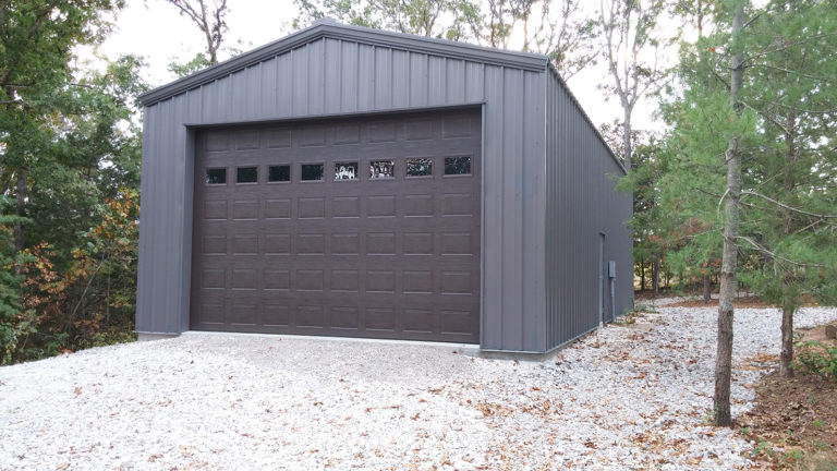 Charcoal Gray Garage by General Steel