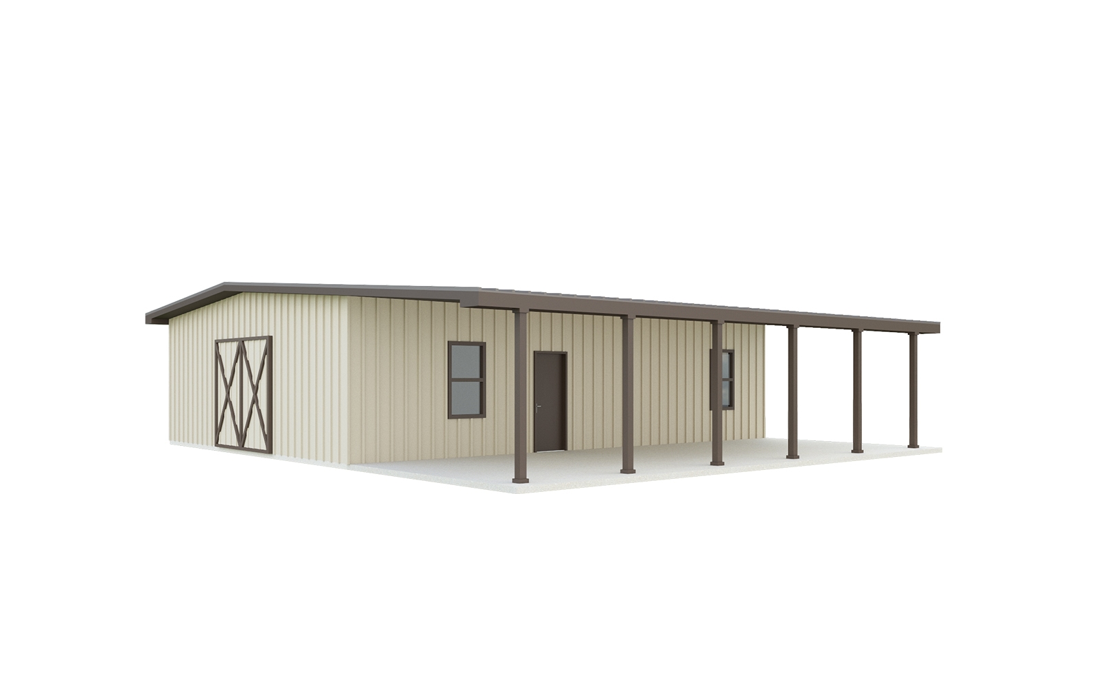 30x40 Metal Barn Kit Quick Prices General Steel Shop