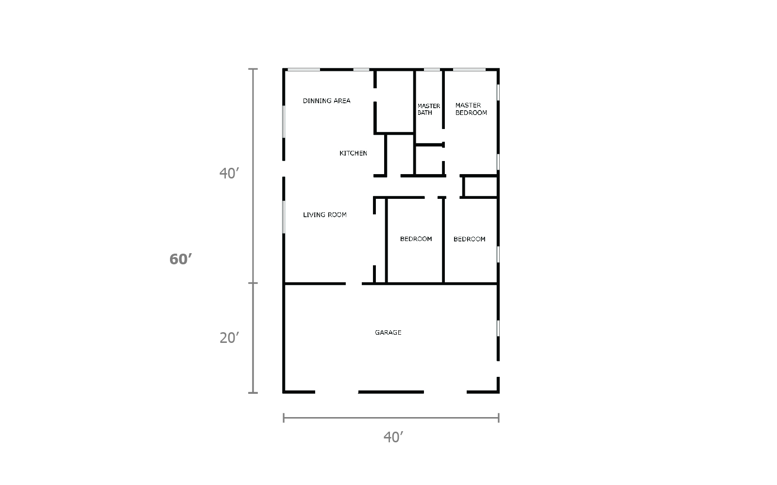 40x60 Barndominium Kit: Plans & Quick Prices | General ...