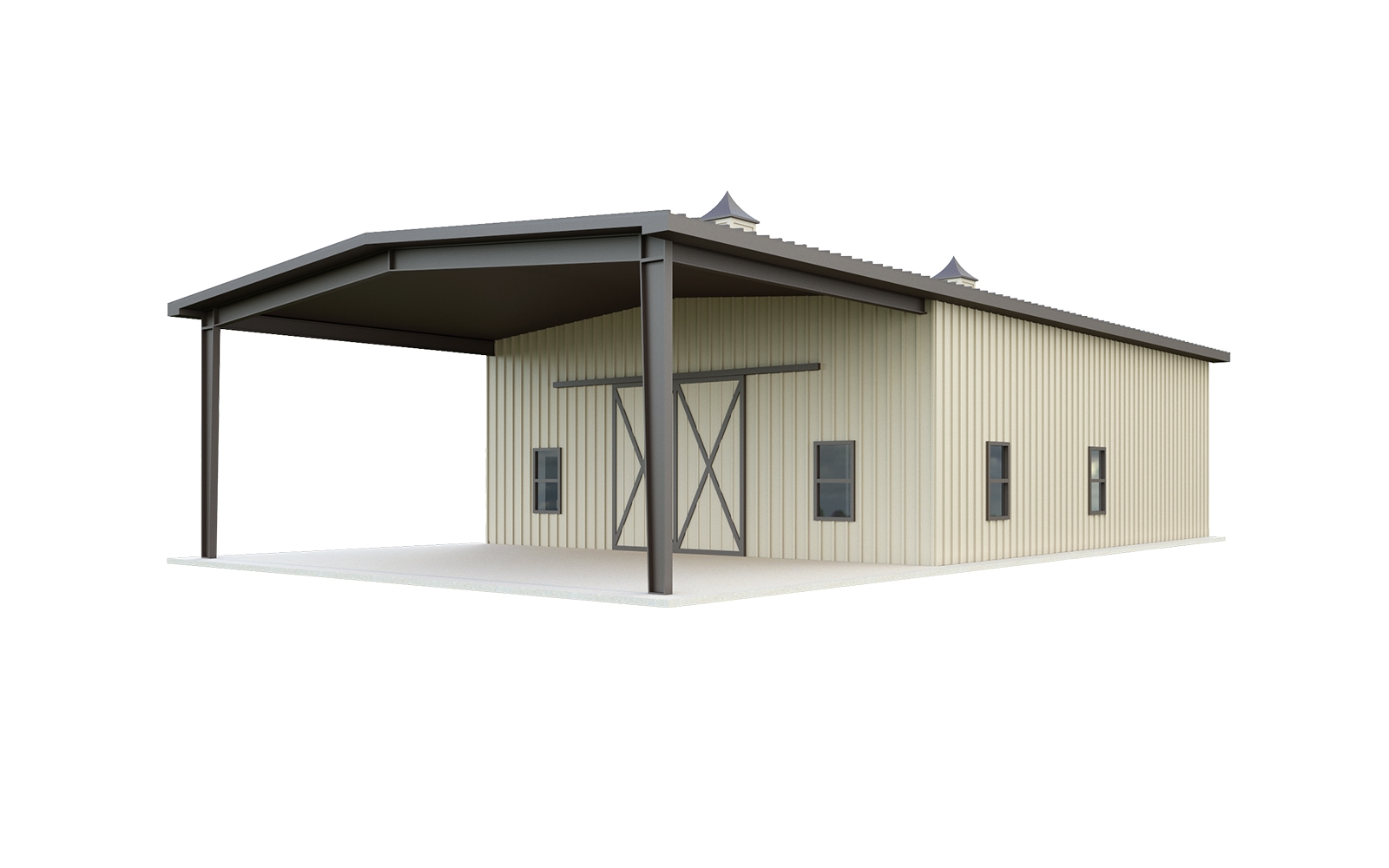 40x75 Steel Barn Building