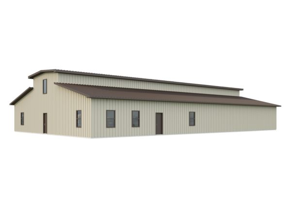 60x100 Barn Kit with Monitor Roof: Quick Prices | General ...