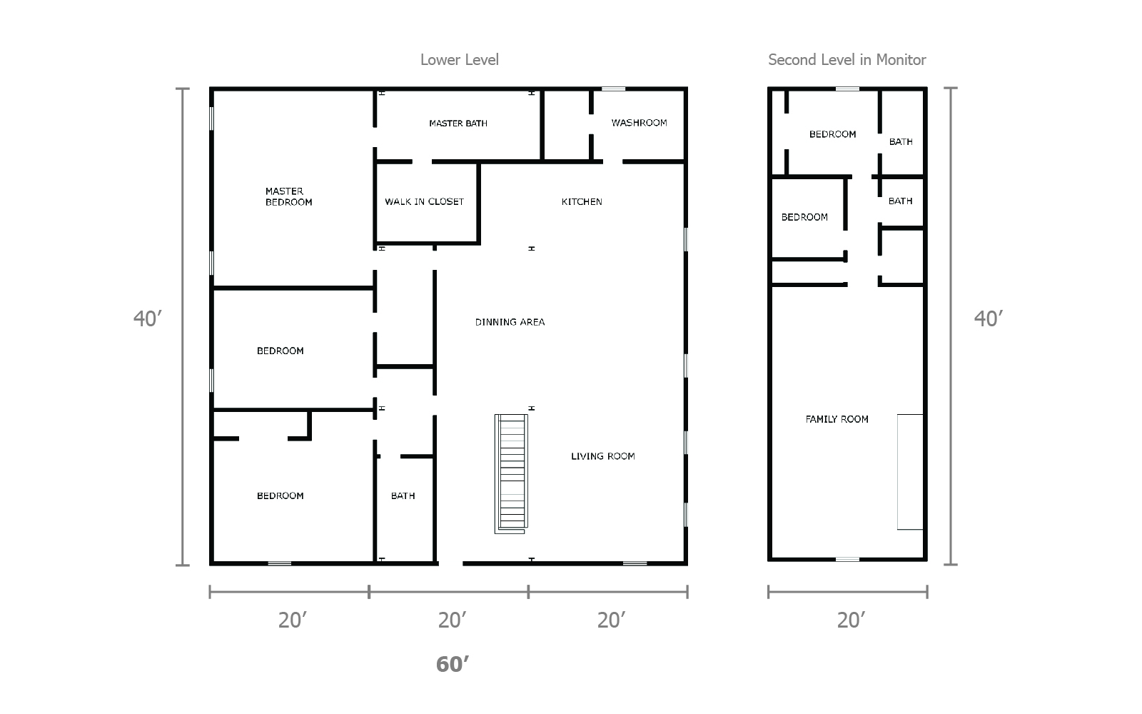 60x60 Barndominium Plans Quick Prices General Steel Shop