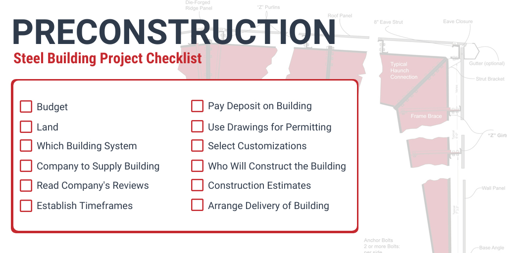 General Steel Pre Construction Checklist