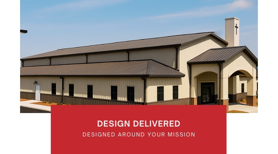 Modern Church Building Design by General Steel
